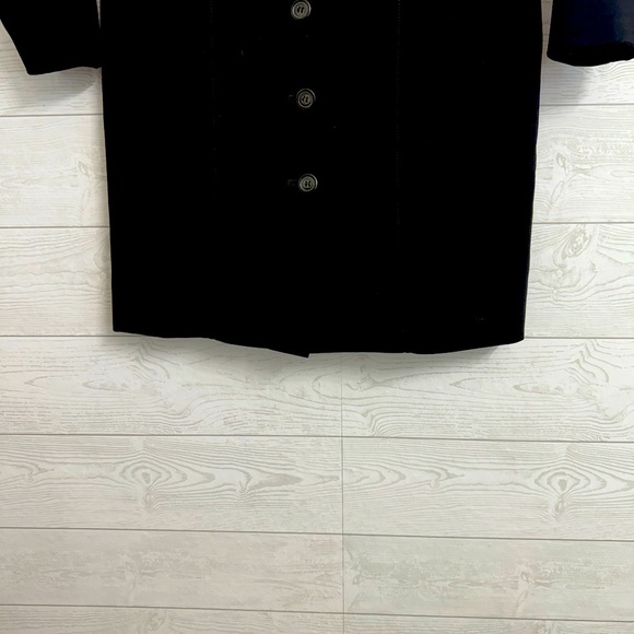 Halston Lifestyle Vintage women’s Black Midi Jacket. Size 8 - Picture 6 of 7